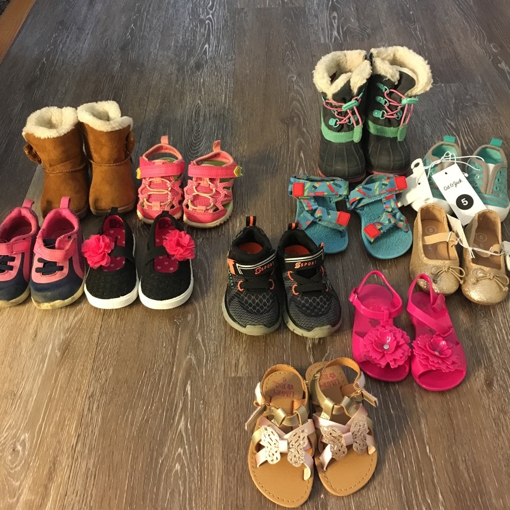 Bundle of Toddler girls Shoes